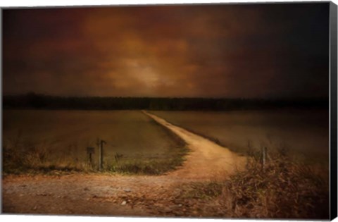 Framed Sunset Road Print