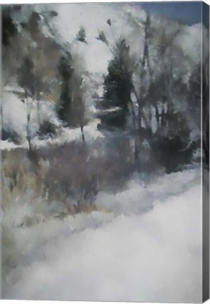 Framed Winter Impressions In Colorado 1 Print