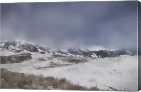 Framed Winter Impressions In Colorado 5 Print