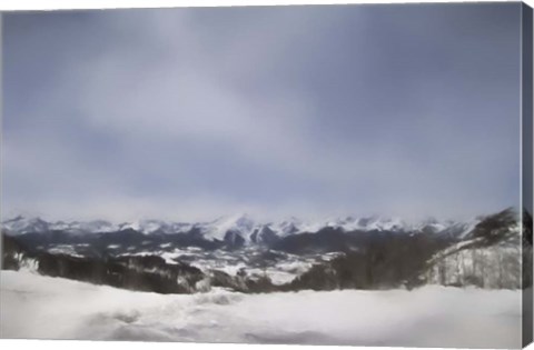 Framed Winter Impressions In Colorado 10 Print