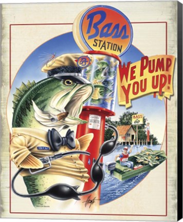 Framed Bass Station Print