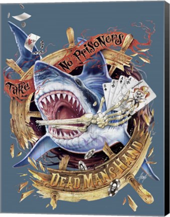 Framed Dead Man Hand II Print