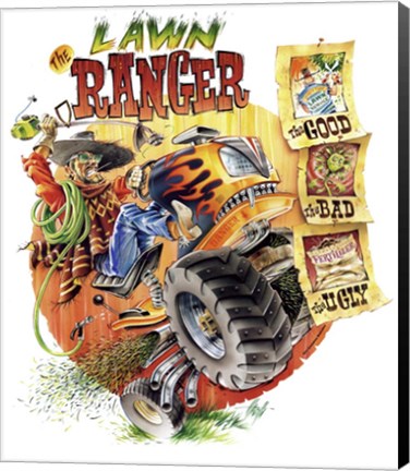 Framed Lawn Ranger Print