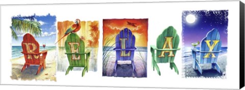 Framed Relax Chairs 5 II Print