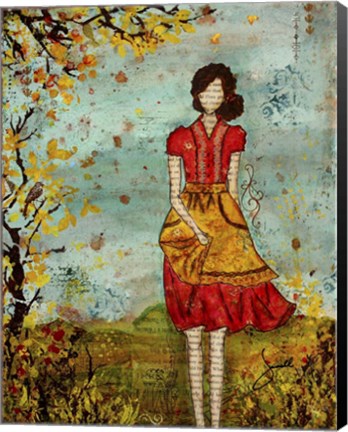 Framed Prairie Autumn Day Print
