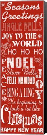 Framed Seasons Greetings Print