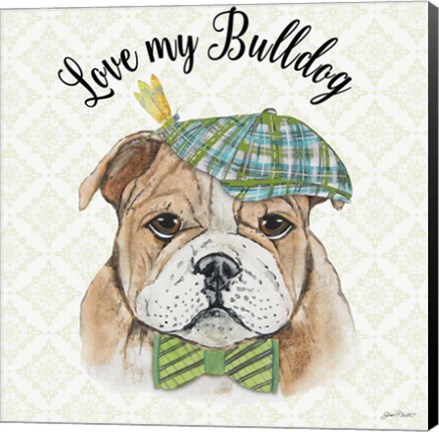 Framed Bulldog Print