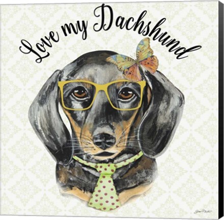 Framed Dachshund Print