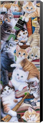 Framed Cat Tower Print