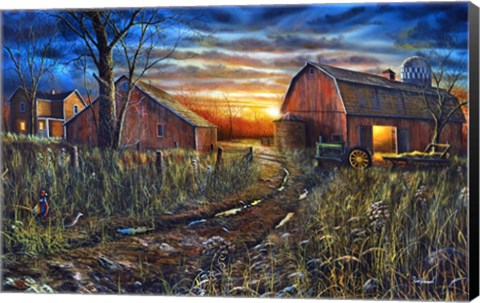 Framed Days Gone By Print