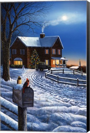 Framed Evening With Friends Print