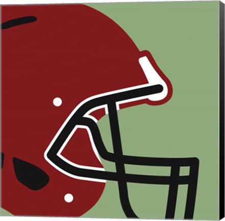 Framed Football Close-ups - Helmet Print