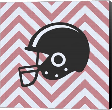 Framed Eat Sleep Play Football - Pink Part III Print