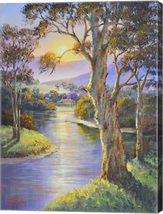 Framed Barrington Sunset Print