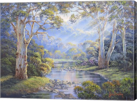 Framed Early Morning Barrington Print