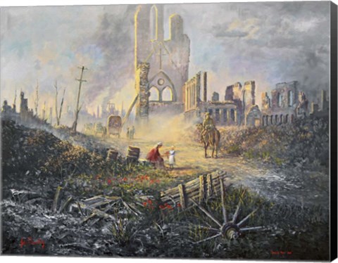 Framed Going Home WW1 Print