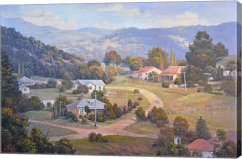 Framed Sunlight and Shadows   Sofala Print
