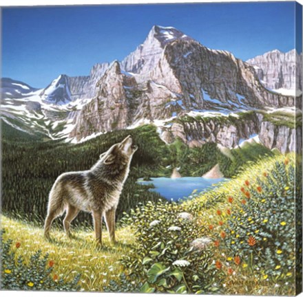 Framed Alpine Chorus Print
