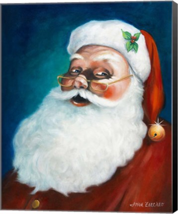 Framed Santa Print