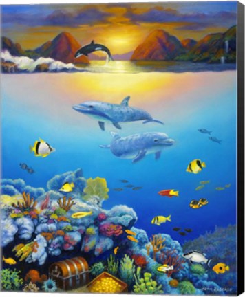 Framed Seascape Print