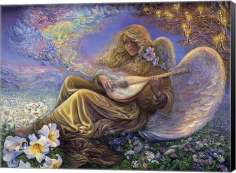 Framed Angel Melodies Print