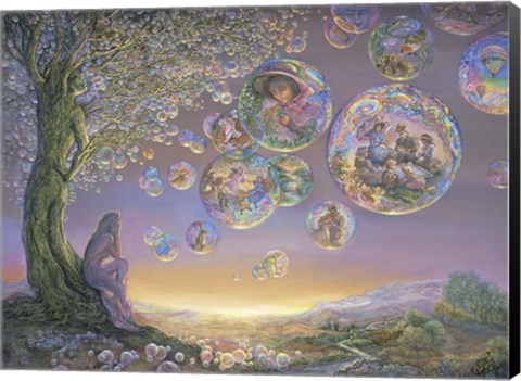 Framed Bubble Tree Print