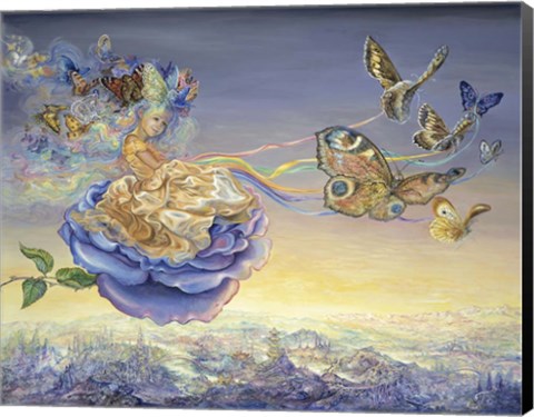 Framed Butterfly Princess Print