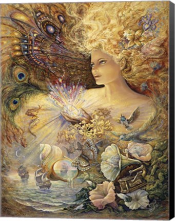 Framed Crystal Of Enchantment Print