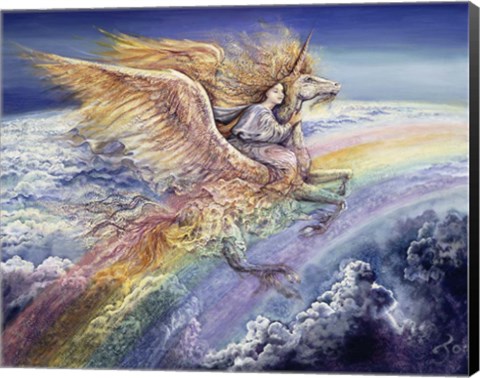 Framed Flight To Aquarius Print