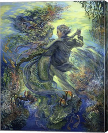 Framed For The Love Of A Mermaid Print