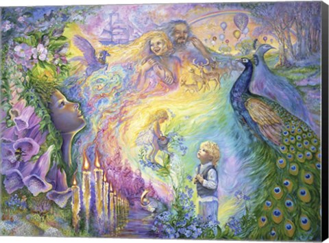 Framed Forget-Me-Not Print