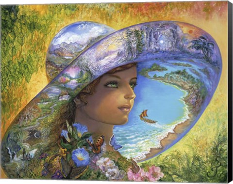 Framed Hat Of Timeless Places Print