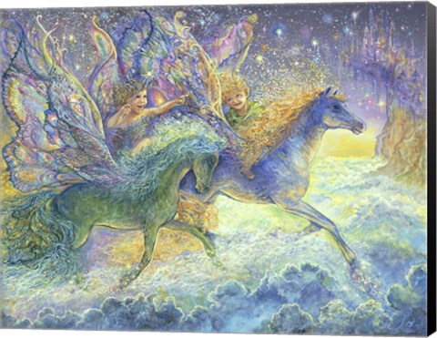 Framed Race You To Fairy Land Print