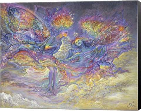 Framed Rainbow Fairies Print