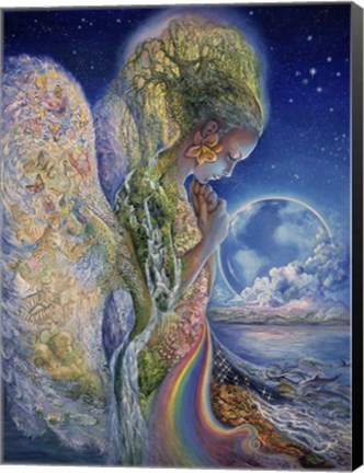 Framed Sadness Of Gaia Print