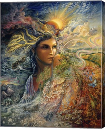 Framed Spirit Of The Elements Print