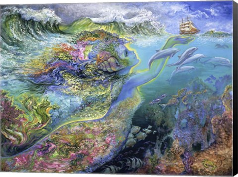 Framed Spirit Of The Ocean Print