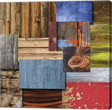 Framed Layered Wood Print