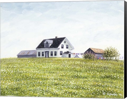 Framed Nova Scotia Farmhouse Print