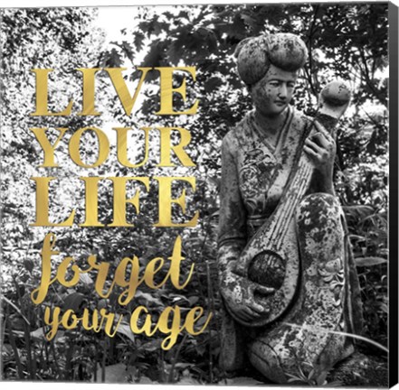 Framed Live your Life Print