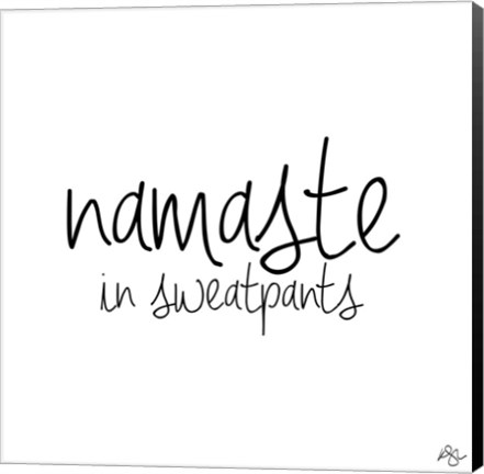 Framed Namaste In Sweatpants Print