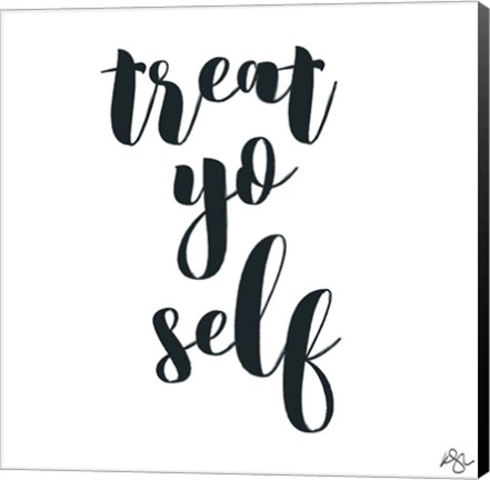 Framed Treat Yo Self Print