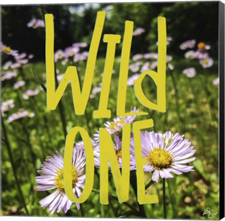 Framed Wild One Flowers Print