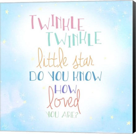 Framed Twinkle Twinkle Print