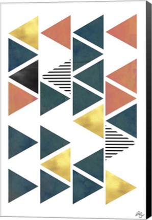 Framed Triangles Print