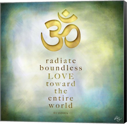 Framed Radiate Love Print