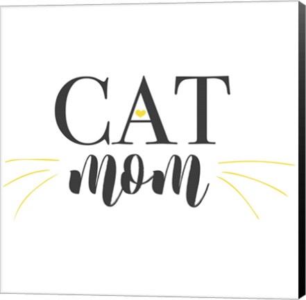 Framed Cat Mom Print