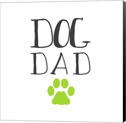 Framed Dog Dad Op1 Print