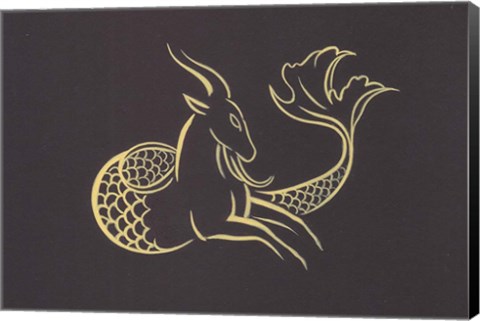 Framed Capricorn - Remarque Print