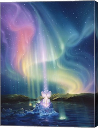 Framed Crystal Beams Print